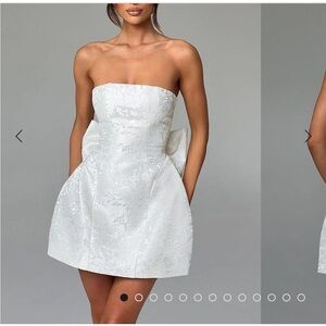 Elenora Mini Dress - Ivory × 1 by Babyboo